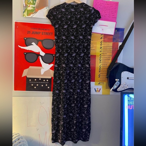 Vintage Le Chateau Floral Midi Dress - Picture 2 of 3